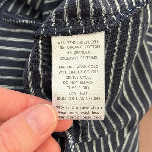 Toad & Co Windmere II Tencel Organic Cotton Long-Sleeve Fit & Flare Dress Large - Picture 12 of 14